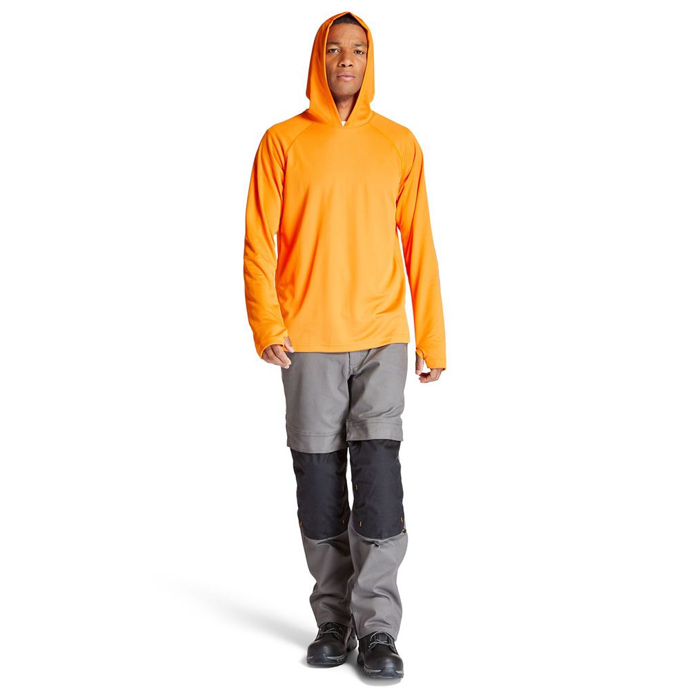 Timberland Mens Sweatshirts PRO® Wicking Good Hoodie - Orange - India PA4136872